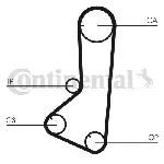 Komplet zupčastog kaiša CONTI CT 801 K1 IC-B418B5 Komplet zupčastog kaiša CONTI CT 801 K1 IC-B418B5