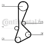 Komplet zupčastog kaiša CONTI CT 828 K1 IC-9EC4BA Komplet zupčastog kaiša CONTI CT 828 K1 IC-9EC4BA