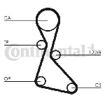 Komplet zupčastog kaiša CONTI CT 840 K1 IC-9EC4BD Komplet zupčastog kaiša CONTI CT 840 K1 IC-9EC4BD