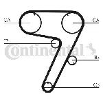 Komplet zupčastog kaiša CONTI CT 931 K1 IC-B8F4DE Komplet zupčastog kaiša CONTI CT 931 K1 IC-B8F4DE