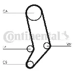 Komplet zupčastog kaiša CONTI CT 939 K2 IC-9EC4F2 Komplet zupčastog kaiša CONTI CT 939 K2 IC-9EC4F2