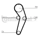 Komplet zupčastog kaiša CONTI CT 988 K3 IC-D32E84 Komplet zupčastog kaiša CONTI CT 988 K3 IC-D32E84