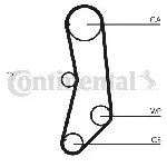 Komplet zupčastog kaiša CONTI CT 997 K1 IC-B04E73 Komplet zupčastog kaiša CONTI CT 997 K1 IC-B04E73