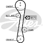 Komplet zupčastog kaiša GATES GATK015457XS IC-E4D056