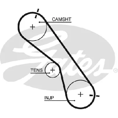 Komplet zupčastog kaiša GATES GATK015560XS IC-E4D092