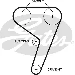 Komplet zupčastog kaiša GATES GATK015669XS IC-E4D1A3