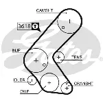 Komplet zupčastog kaiša GATES GATK045563XS IC-E4D134