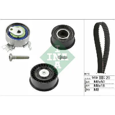 Komplet zupčastog kaiša INA 530 0078 10 IC-B2E0D4