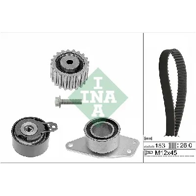 Komplet zupčastog kaiša INA 530 0357 10 IC-AF119D