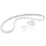 Komplet zupčastog kaiša OE PEUGEOT 1654516080 IC-G11LH7