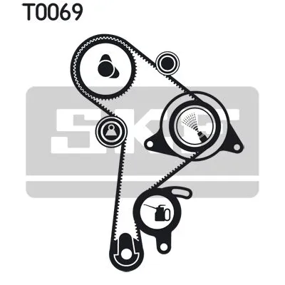 Komplet zupčastog kaiša SKF VKMA 01011 IC-9BA403