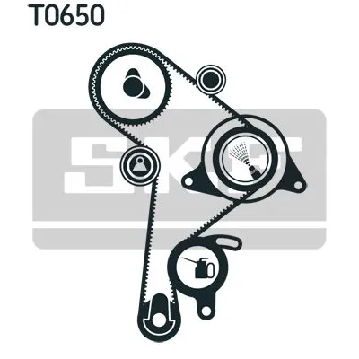 Komplet zupčastog kaiša SKF VKMA 01012 IC-9BDAB4