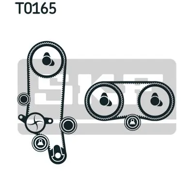 Komplet zupčastog kaiša SKF VKMA 01121 IC-9BDACC