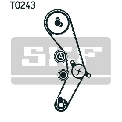 Komplet zupčastog kaiša SKF VKMA 01136 IC-BA15EF