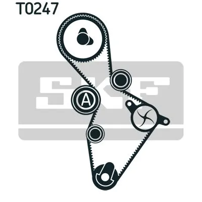 Komplet zupčastog kaiša SKF VKMA 01222 IC-B3BA77