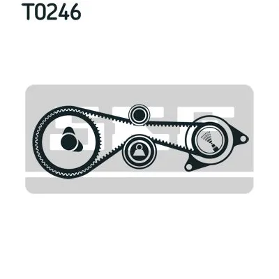 Komplet zupčastog kaiša SKF VKMA 01332 IC-B3BA7E