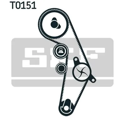 Komplet zupčastog kaiša SKF VKMA 01918 IC-AE07C6