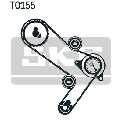 Komplet zupčastog kaiša SKF VKMA 02386 IC-9BDAFD