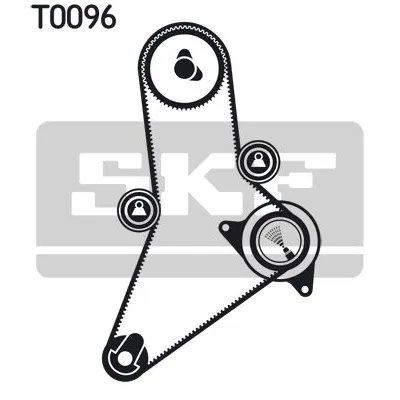 Komplet zupčastog kaiša SKF VKMA 02983 IC-B3BA8E