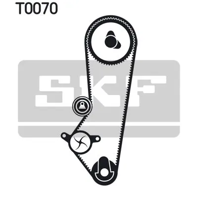 Komplet zupčastog kaiša SKF VKMA 04202 IC-9BDB25