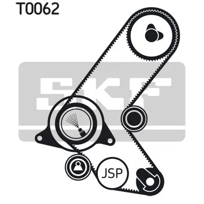 Komplet zupčastog kaiša SKF VKMA 05214 IC-9BDB38