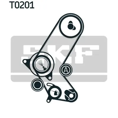 Komplet zupčastog kaiša SKF VKMA 05700 IC-A7ABC8