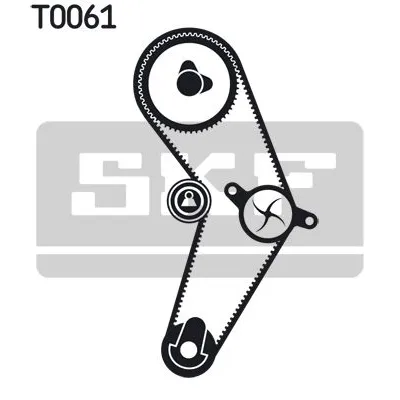 Komplet zupčastog kaiša SKF VKMA 06000 IC-9BA40F