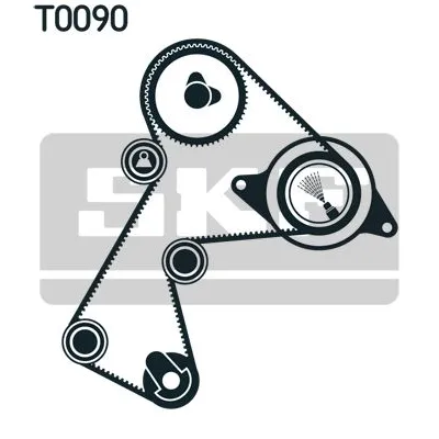 Komplet zupčastog kaiša SKF VKMA 06126 IC-9BDB51