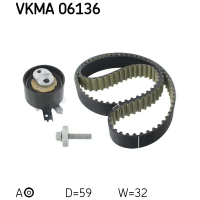 Komplet zupčastog kaiša SKF VKMA 06136 IC-DD4262