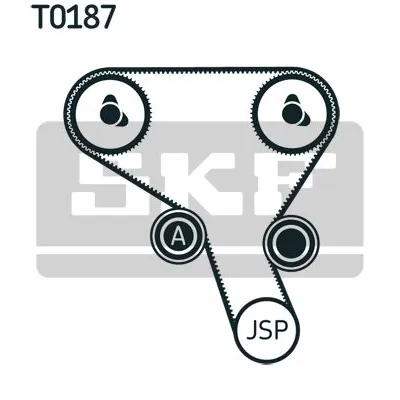 Komplet zupčastog kaiša SKF VKMA 06503 IC-A0DF55