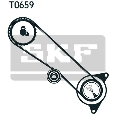 Komplet zupčastog kaiša SKF VKMA 91022 IC-9BDBA6