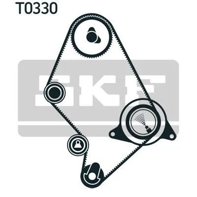 Komplet zupčastog kaiša SKF VKMA 91124 IC-9BDBAA