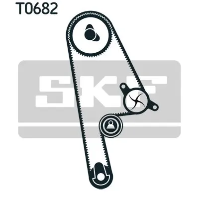 Komplet zupčastog kaiša SKF VKMA 93005 IC-9BDBCF