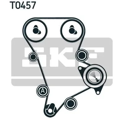 Komplet zupčastog kaiša SKF VKMA 94509 IC-B3BAA8