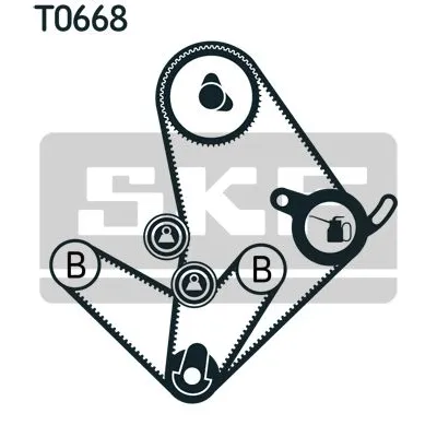 Komplet zupčastog kaiša SKF VKMA 95010 IC-9BDBFA