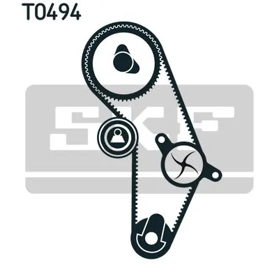 Komplet zupčastog kaiša SKF VKMA 95020 IC-9BDC02