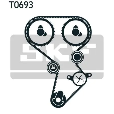 Komplet zupčastog kaiša SKF VKMA 95624 IC-9BDC19