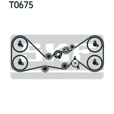 Komplet zupčastog kaiša SKF VKMA 98114 IC-B3BABC