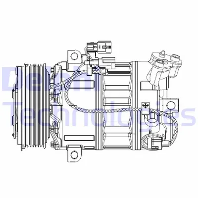 Kompresor, klima-uređaj DELPHI CS20477 IC-E623F8