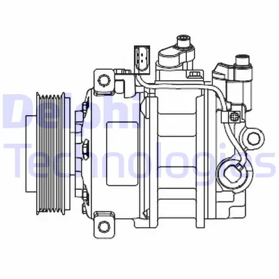 Kompresor, klima-uređaj DELPHI CS20546 IC-F7B062