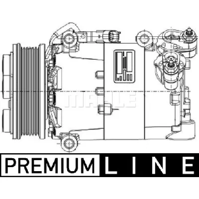 Kompresor, klima-uređaj MAHLE ACP 1360 000P IC-G0KCZ5