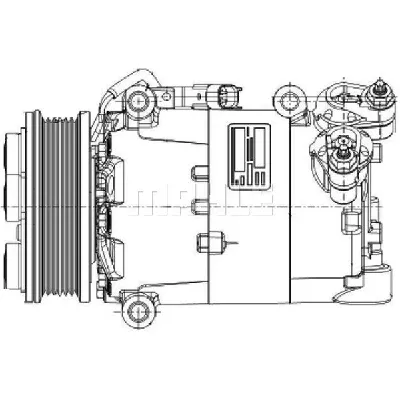 Kompresor, klima-uređaj MAHLE ACP 1360 000P IC-G0KCZ5