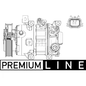 Kompresor, klima-uređaj MAHLE ACP 635 000P IC-G0LMHK