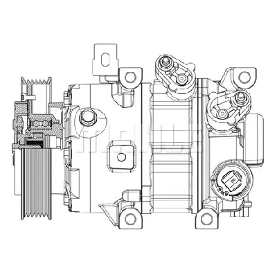 Kompresor, klima-uređaj MAHLE ACP 635 000P IC-G0LMHK