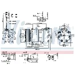 Kompresor, klima-uređaj NISSENS NIS 890022 IC-D6D4AB
