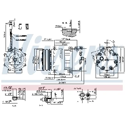 Kompresor, klima-uređaj NISSENS NIS 890022 IC-D6D4AB