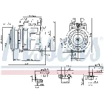 Kompresor, klima-uređaj NISSENS NIS 890028 IC-D8C597