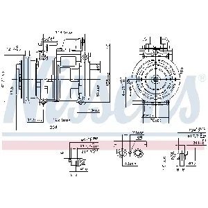 Kompresor, klima-uređaj NISSENS NIS 890028 IC-D8C597