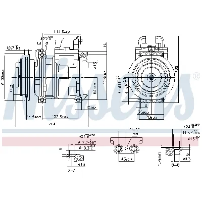 Kompresor, klima-uređaj NISSENS NIS 890028 IC-D8C597