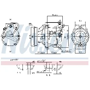 Kompresor, klima-uređaj NISSENS NIS 890047 IC-DED9B0
